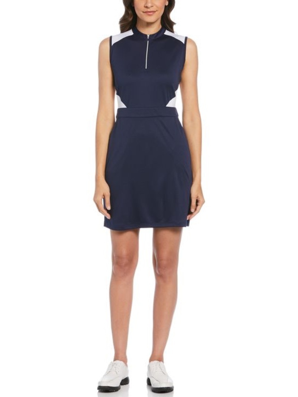 PGA Tour Navy and White Sleeveless Golf Dress